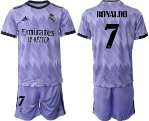 Moški Nogometni dresi kompleti Real Madrid Gostujoči 2023 RONALDO 7