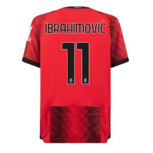 Moški Nogometni dresi AC Milan Domači 2023-24 Kratek Rokav Zlatan Ibrahimovic 11