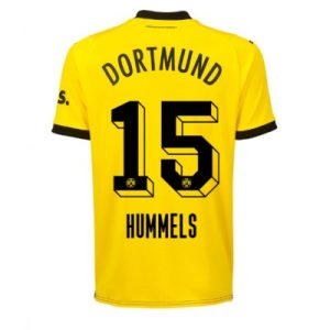 Moški Nogometni dresi BVB Borussia Dortmund Domači 2023-24 Kratek Rokav Mats Hummels 15