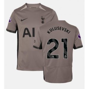 Moški Nogometni dresi Tottenham Hotspur Tretji 2023-24 Kratek Rokav Dejan Kulusevski 21